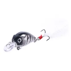 Wholesale mini crankbait fishing lures 4G 45MM 3D Fishing Wobbler Crank Bait Lure