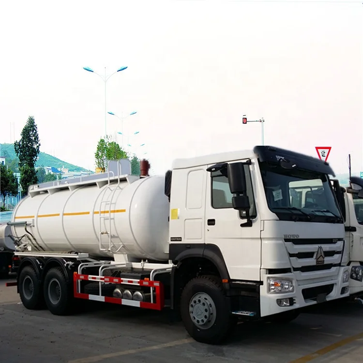 SINOTRUK HOWO 6X4 336HP 15CBM вакуумный танкер грузовик для канализации модель ZZ1257N4641W