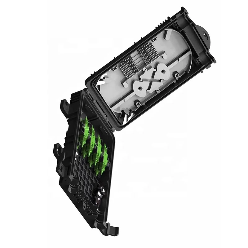 8 Core Fiber Optic Gel Sealing Closure IP68 Waterproof 8 Port Ftth Distribution Box