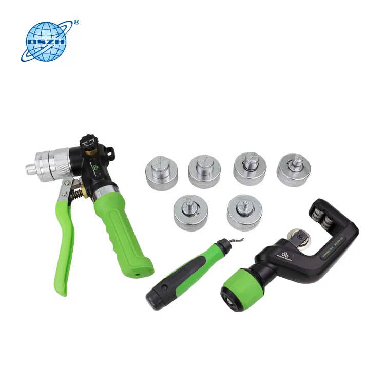ST-300A Hydraulic Copper Tube Expander Refrigeration Tools Kit 7 Heads
