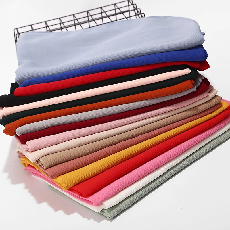 Wholesale Soft Pearl Chiffon Scarf Hijab Women Muslim Hijab