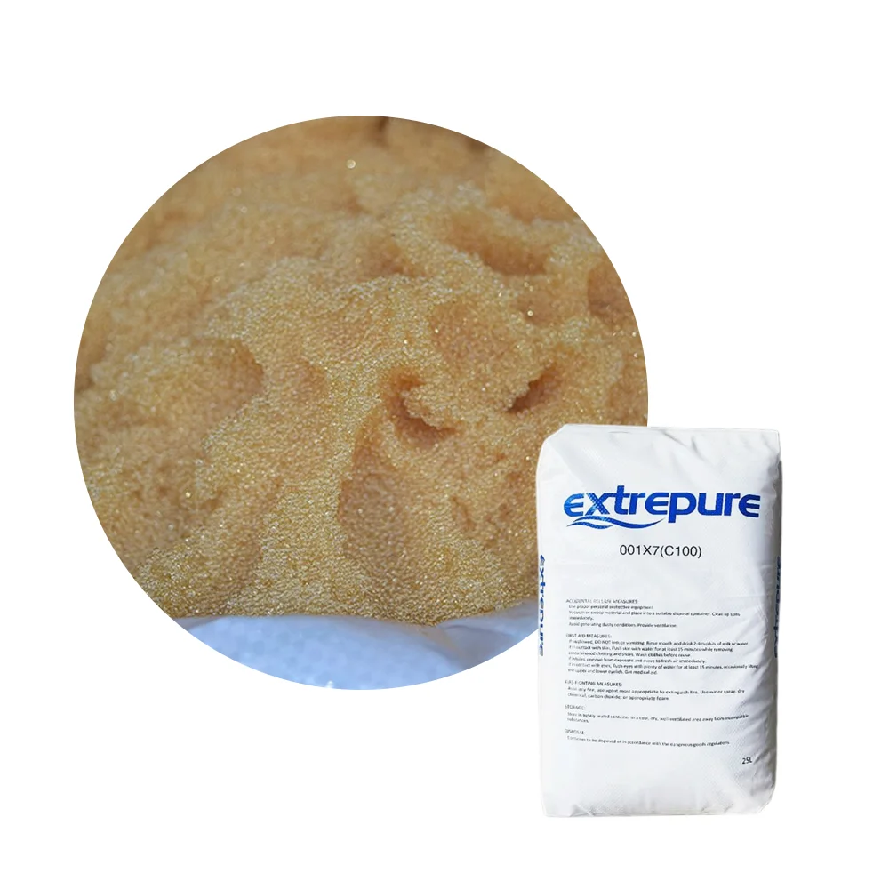Water Softening Cation Exchange Resin ku 28 Sodium Cation Resin Water Deionizer Ion Exchange Resin