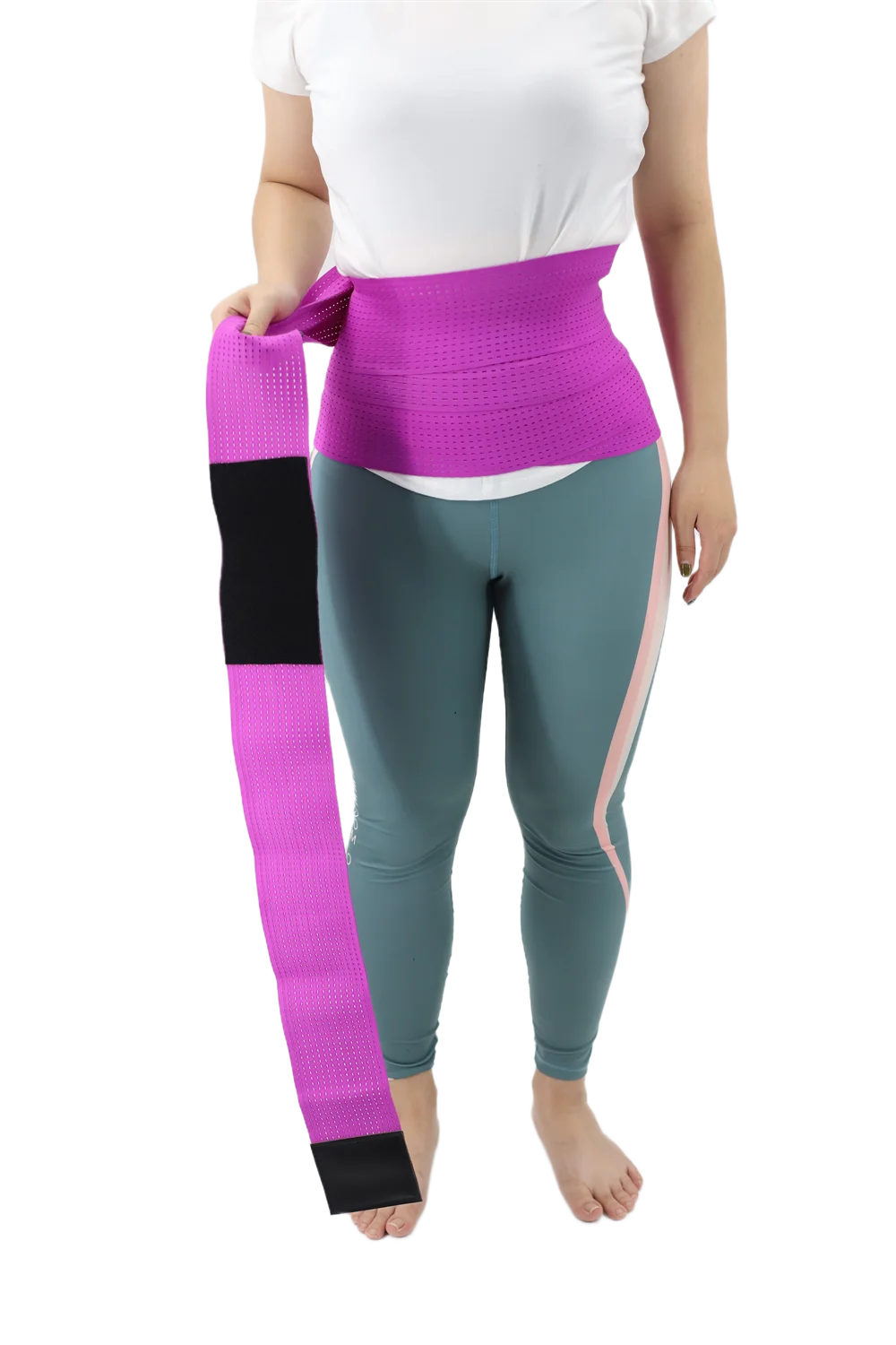 Colorful  Waist Trainer for Women  Snatch Bandage Tummy Sweat Wrap Plus Size Workout Waist Trimmer