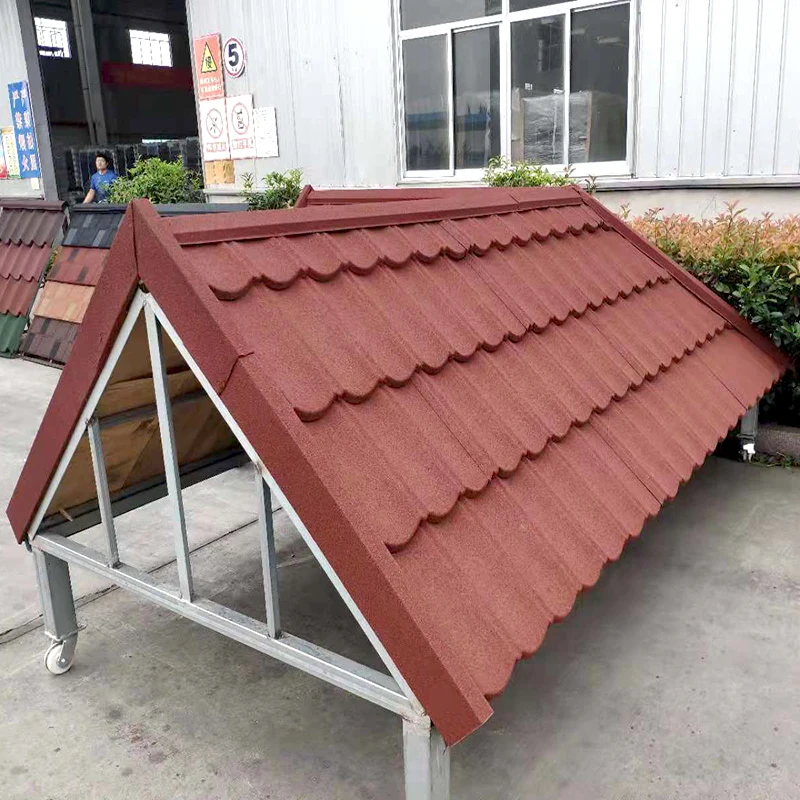 Stone Coated Metal  Roof Tiles  Weather Resistant Galvanized Roofing Material  Roof Tiles For Architecture