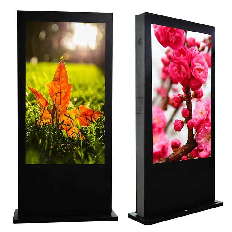
43 55 65 optional size smart advertising display outdoor LCD digital signage 