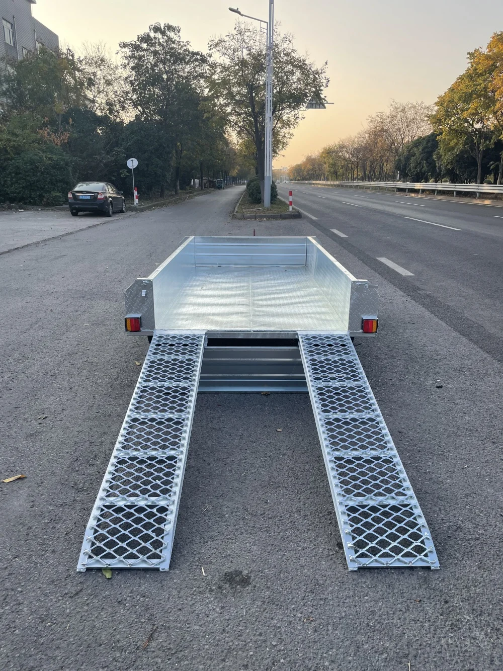 Tandem trailer   European mechanical drum brake