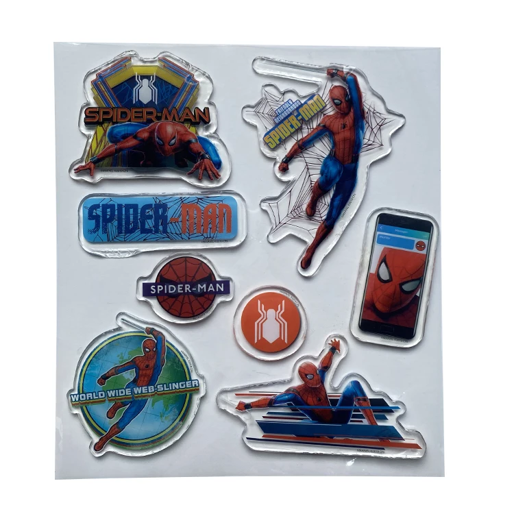 Jelly Stickers Sticker Kids Hot-selling Popular Clear Funny TPE TPR Jelly Stickers  For Kids Decoration Mobile Phone