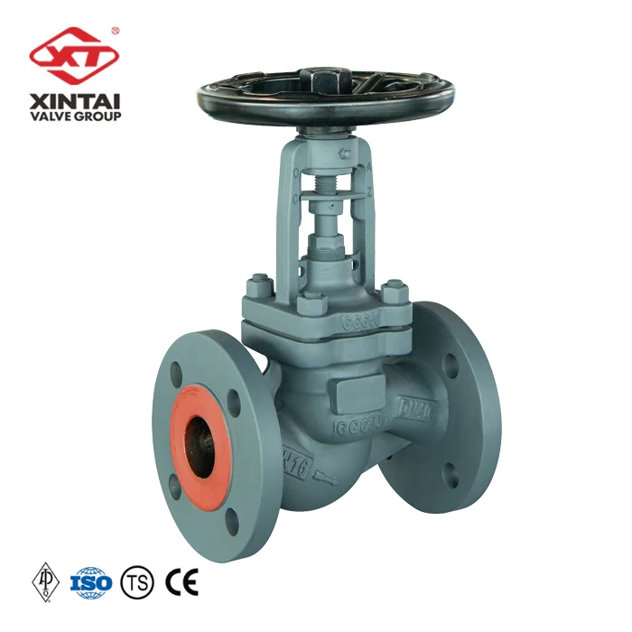 XINTAI J41H-16P DN40 Flanged Low Pressure German Standard DIN Ductile Cast Iron Globe Valve with Handwheel