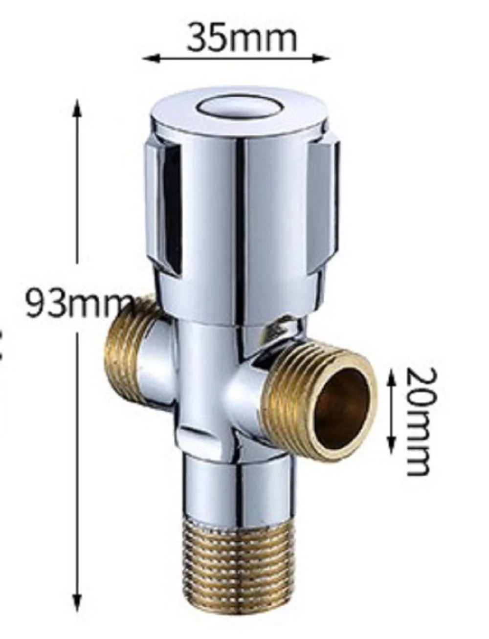 
Wohlesale Faucet Parts Zinc Valve Body Wall Mounted Safety Control Valve Price For Bathroom 