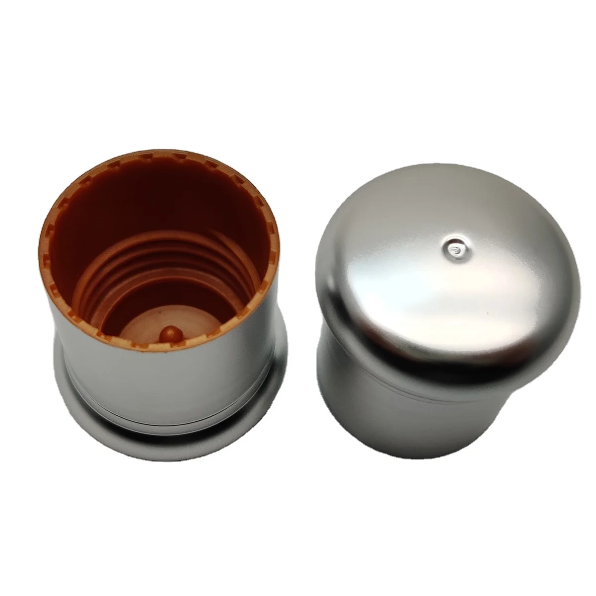 24/415 20/415 Electroplating Silver Golden Mushroom Cap Cosmetic Bottle Lids Mushroom Cover Custom Color