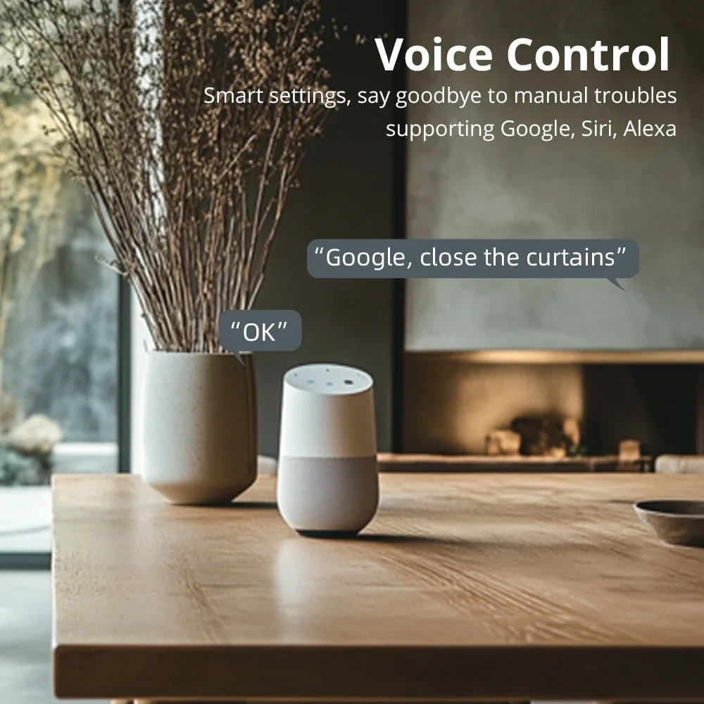 Zemismart Matter Over WiFi Electric Roller Shade Motor Plug-In Motor for 17 25 28mm Tube Alexa HomeKit Google Home Smartthings