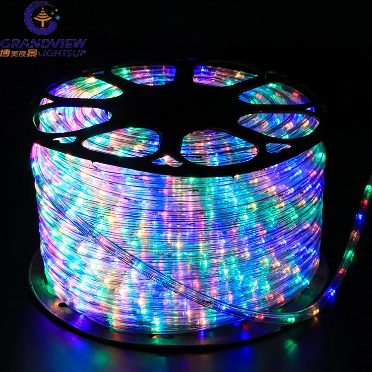 10mm 13mm LED Rope Light PVC 100m For Outdoor Garden Holiday Decorate Lighting
