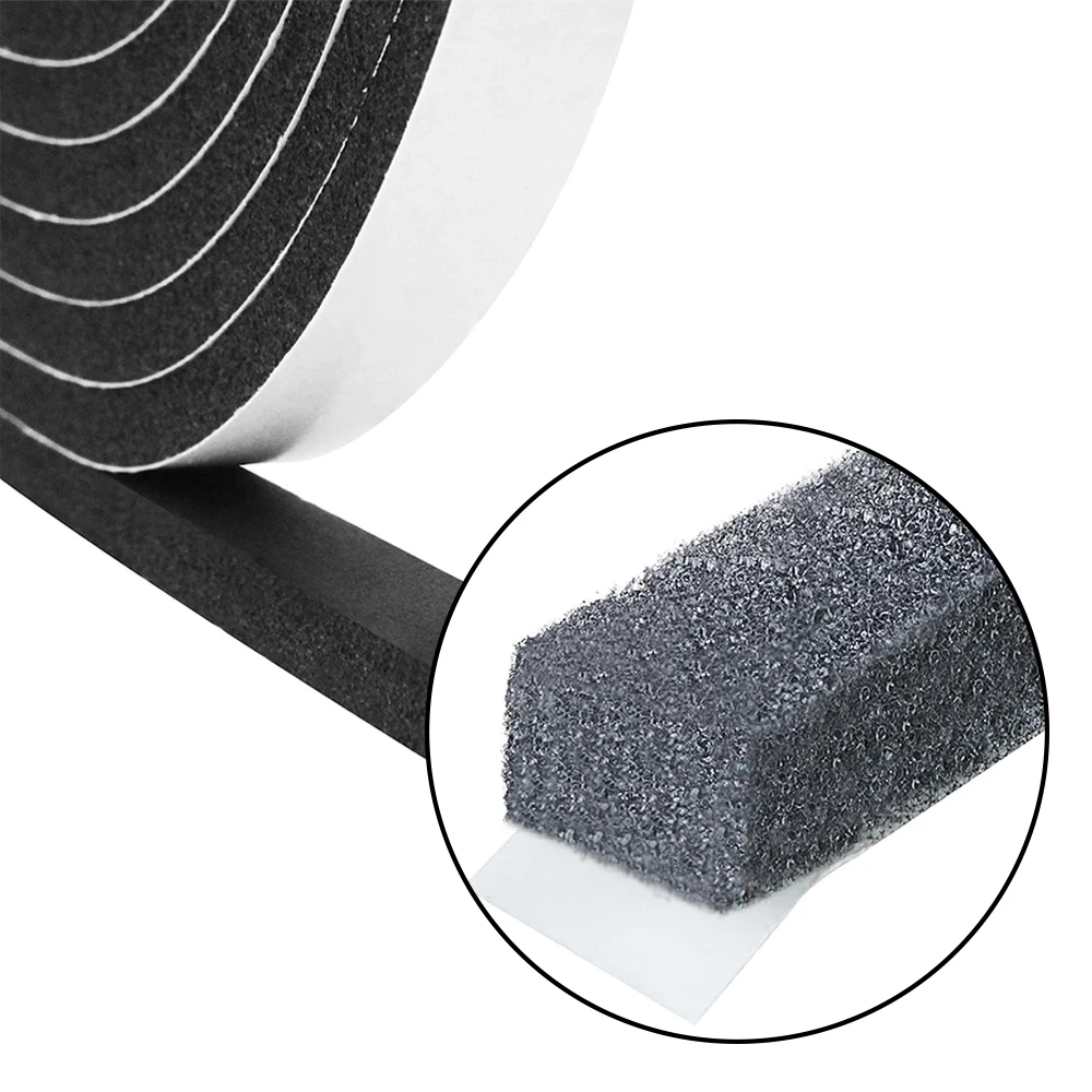 Medium Density PVC Single Sided Foam Tape Flame Resistant Duct Sealing Tape for Thermal Insulation Sealing Strips