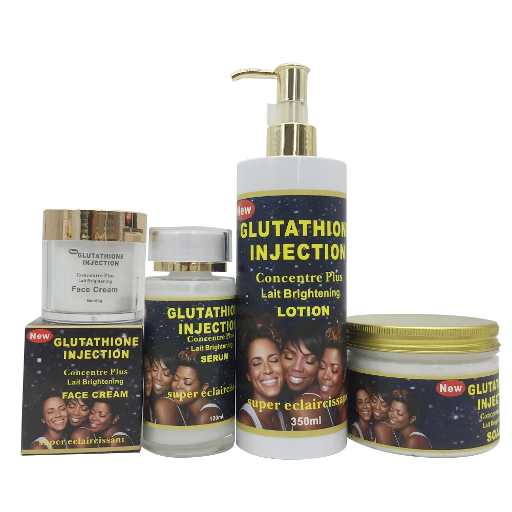 Miracle Extra Lightening Set Gluta Concentre Plus Lait Brightening Whitening Set Extra Strong Half Cast Set