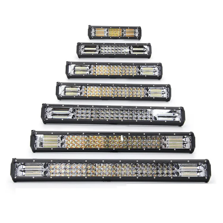12v 24v truck led light bars amber white dual color led light bars for atv