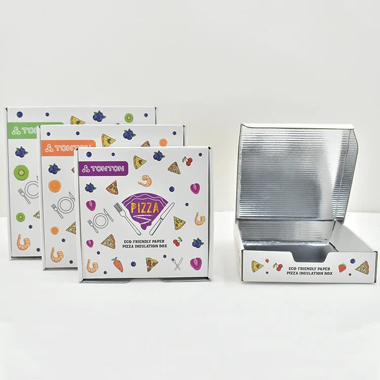 OEM Factory High Quality Thermally Insulated Packaging for Wine Express Foil Carton Frozen Box Kraft Paper Food Rigid Boxes