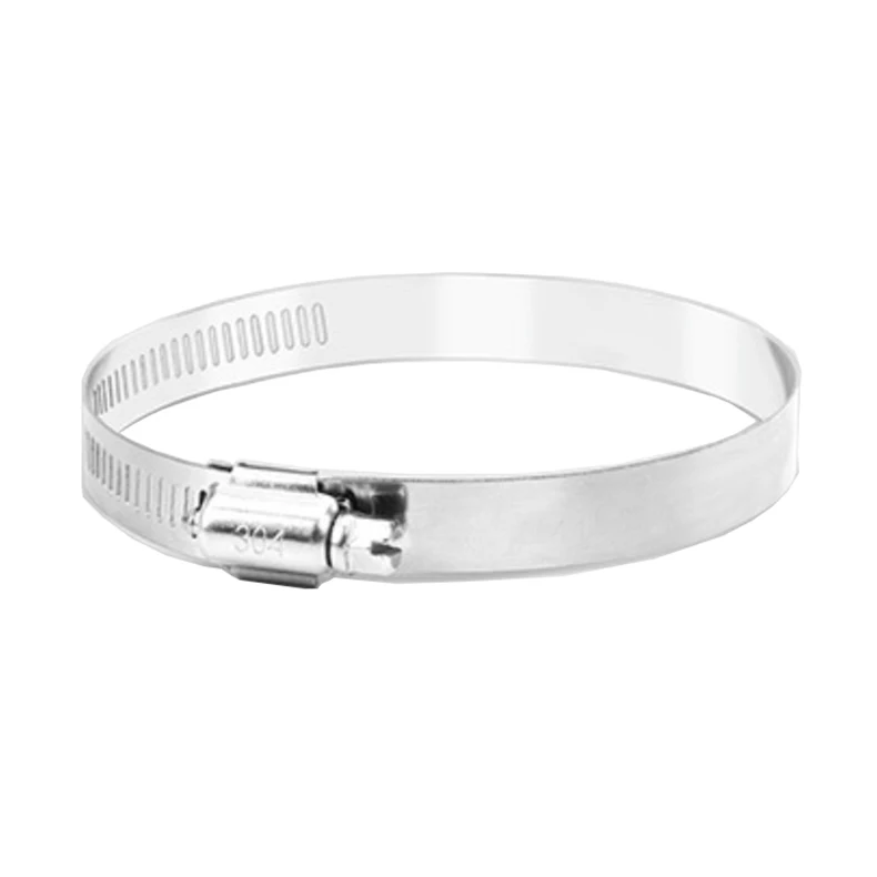 500-600 600-700 700-800 800-900 U-shaped 304 Stainless Steel Cross-head or slotted screwdriver fastening Pipe Clamp with buckle