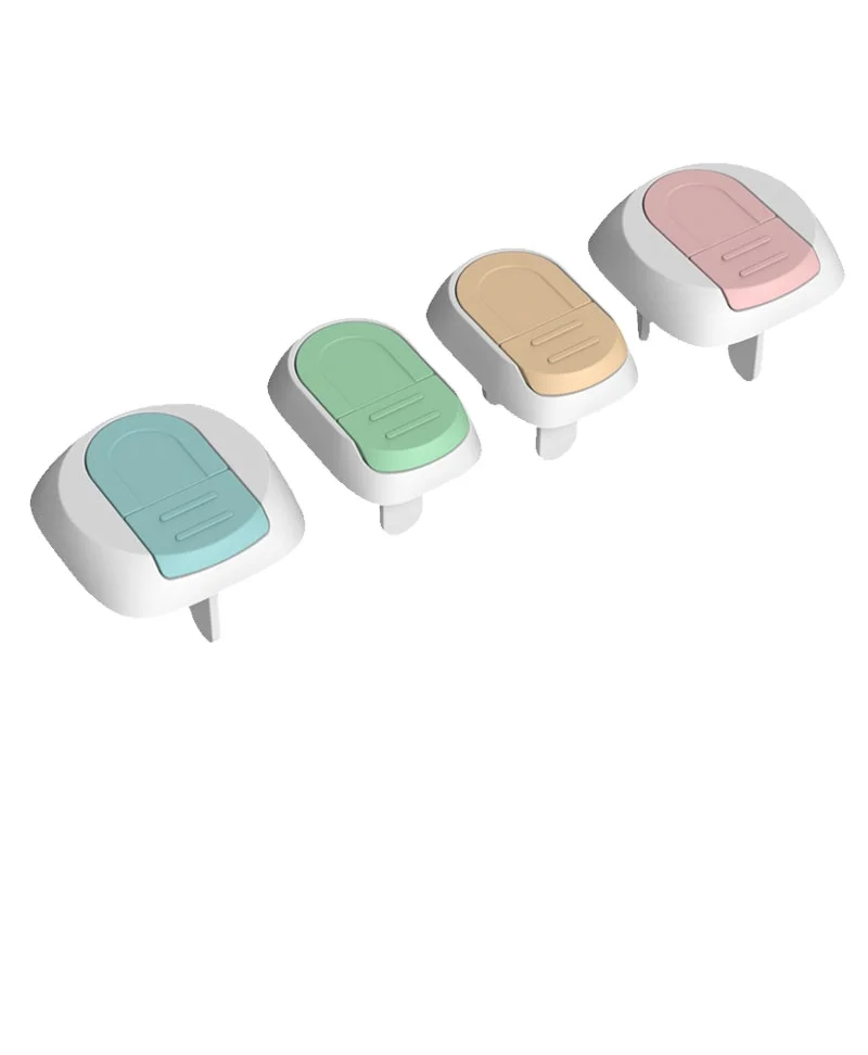 Крышка электрической розетки из АБС-пластика для защиты от детей, легкая в установке и использовании