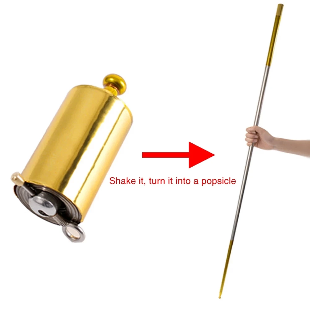 Dropshipping Portable Arts Show Self-defense Metal Telescopic Rod Magic Telescopic Stick