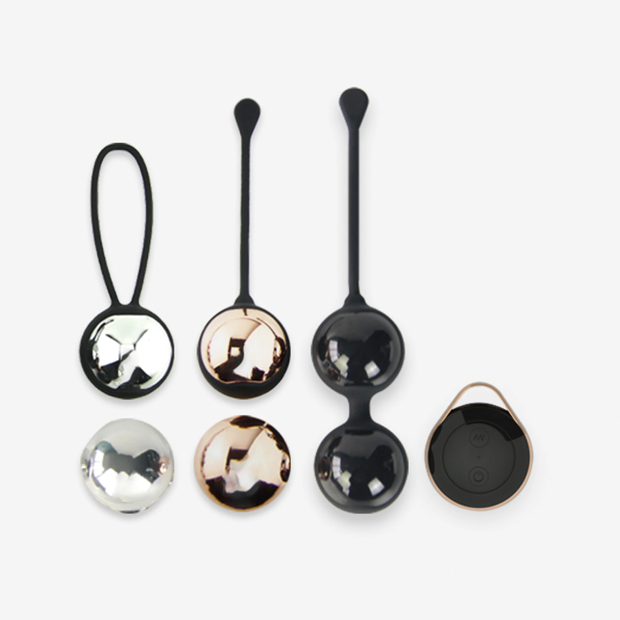 Gold Kegel Ball Vibrating Women Pelvic Floor Health Massager Safe Silicone Ben Wa Remote Control Kegel Balls And Vibrators