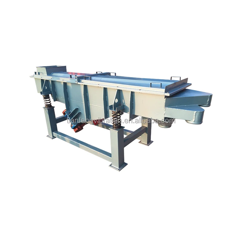 Stainless steel type industrial sifters rock salt linear vibrating screen separator