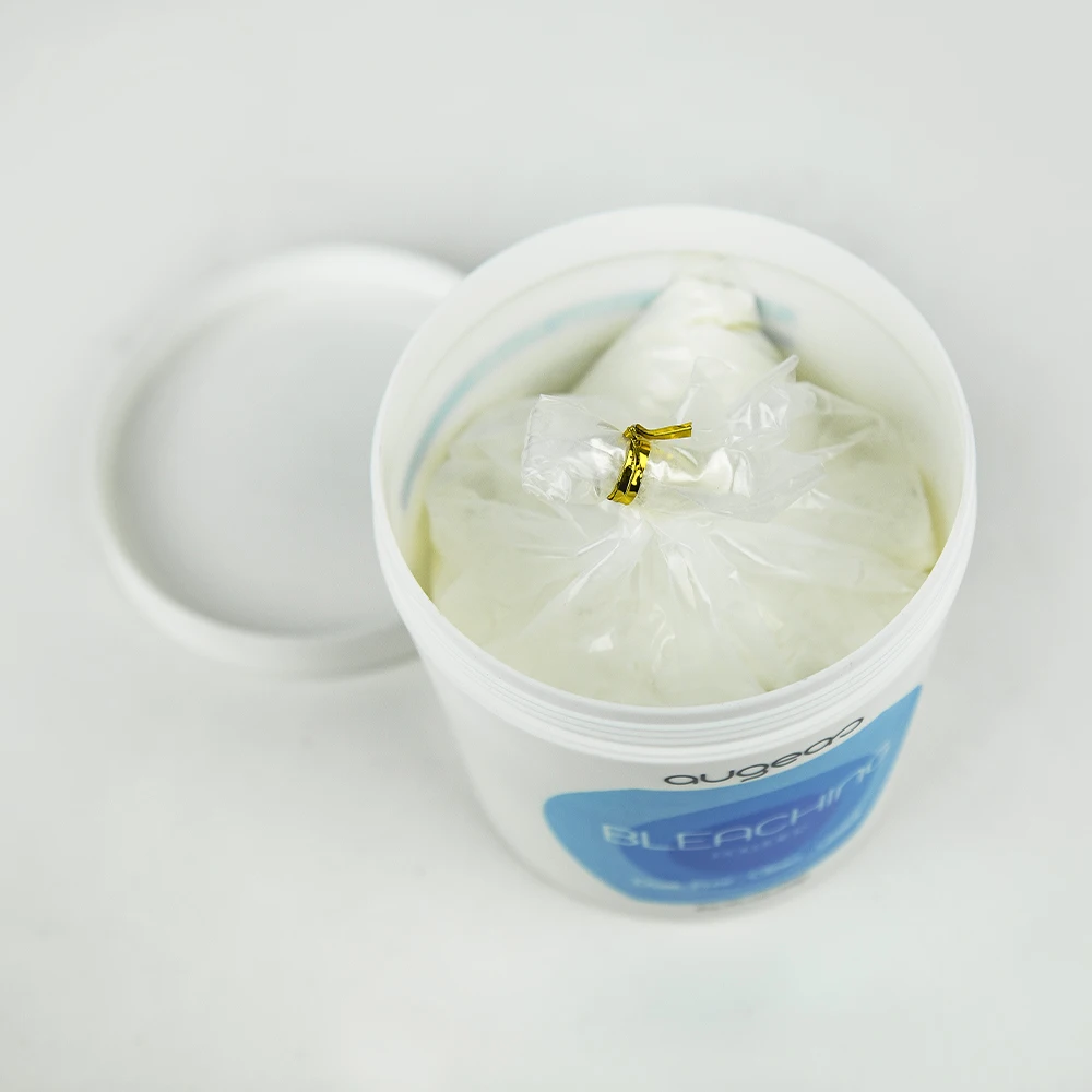 Hair Beauty Products Private Label Low Ammonia Free Organic Blue Whitening Big Size Professional Hair Bleaching Powder