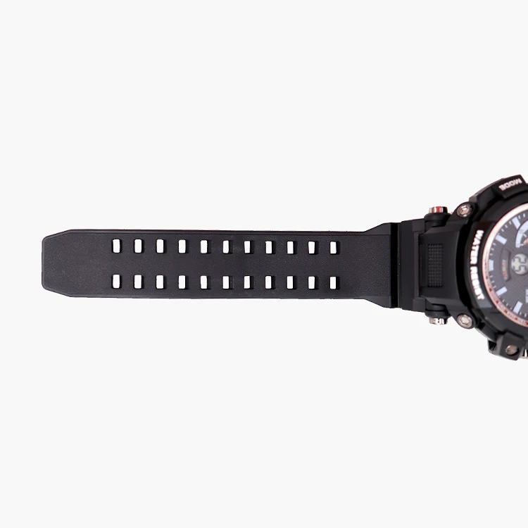 
Sanse S-666 Cheap Factory Price Fashion Stainless Steel Back Water Resistant Sport Digital Men Watch 