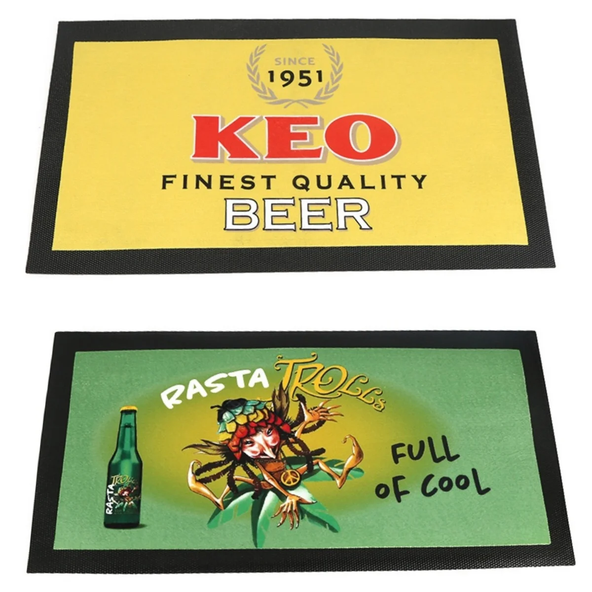 Heavy Duty Qualified Rubber Mats For Beverage Service Soft Nitrile Bar Runner Mat