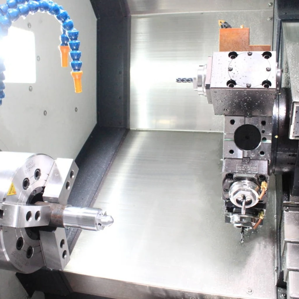 MUNZER TZ-320Y with Y-axis cnc lathe live tooling slant bed lathe milling machine