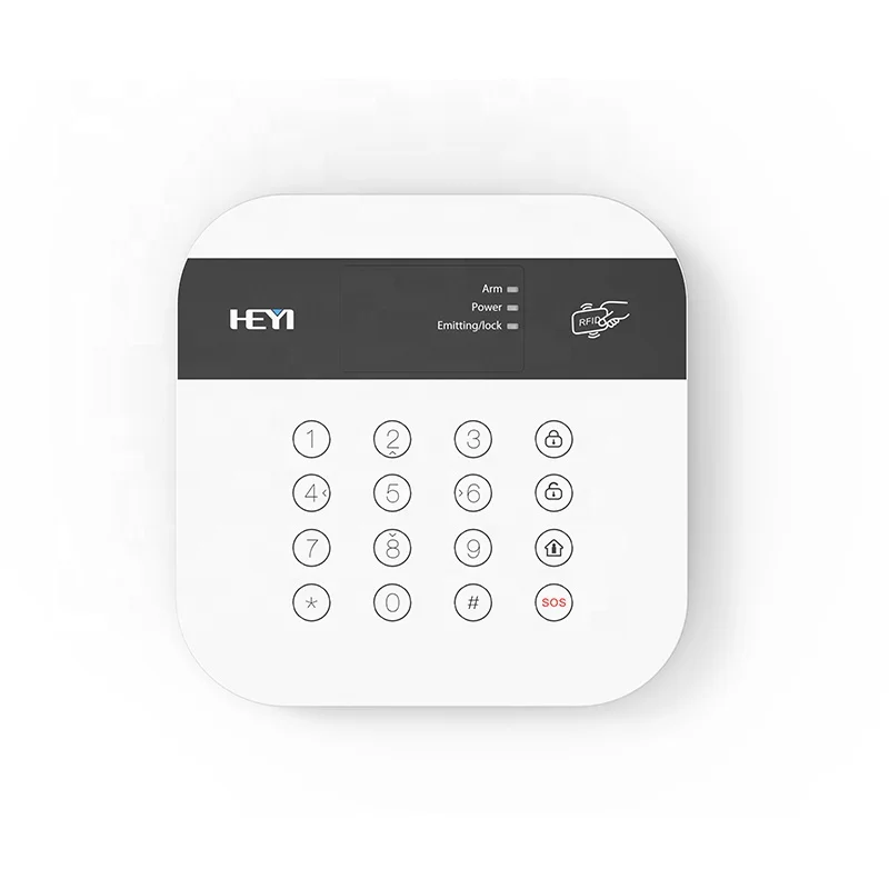 Wireless RFID  Touch keypad smart for Home security alarm control keypad