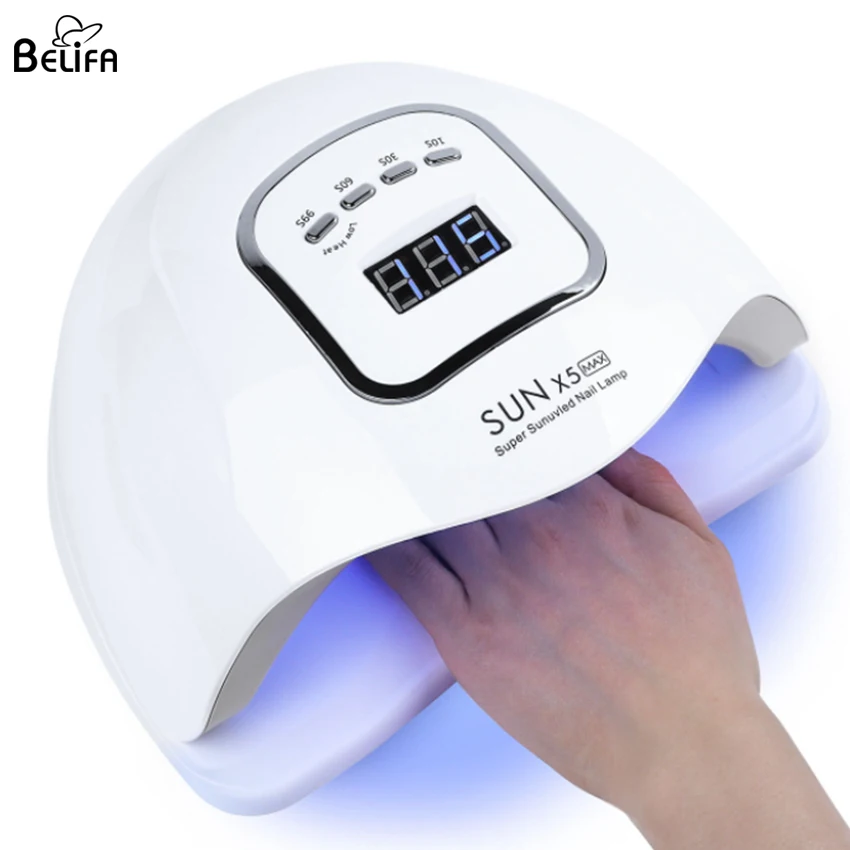 wholesale  rechargeable light 120 w watt sun uv led lcd gel nail dryer lamp