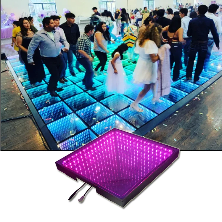 Вечернее освещение Rgb Infinity Led 3D танцующий пол