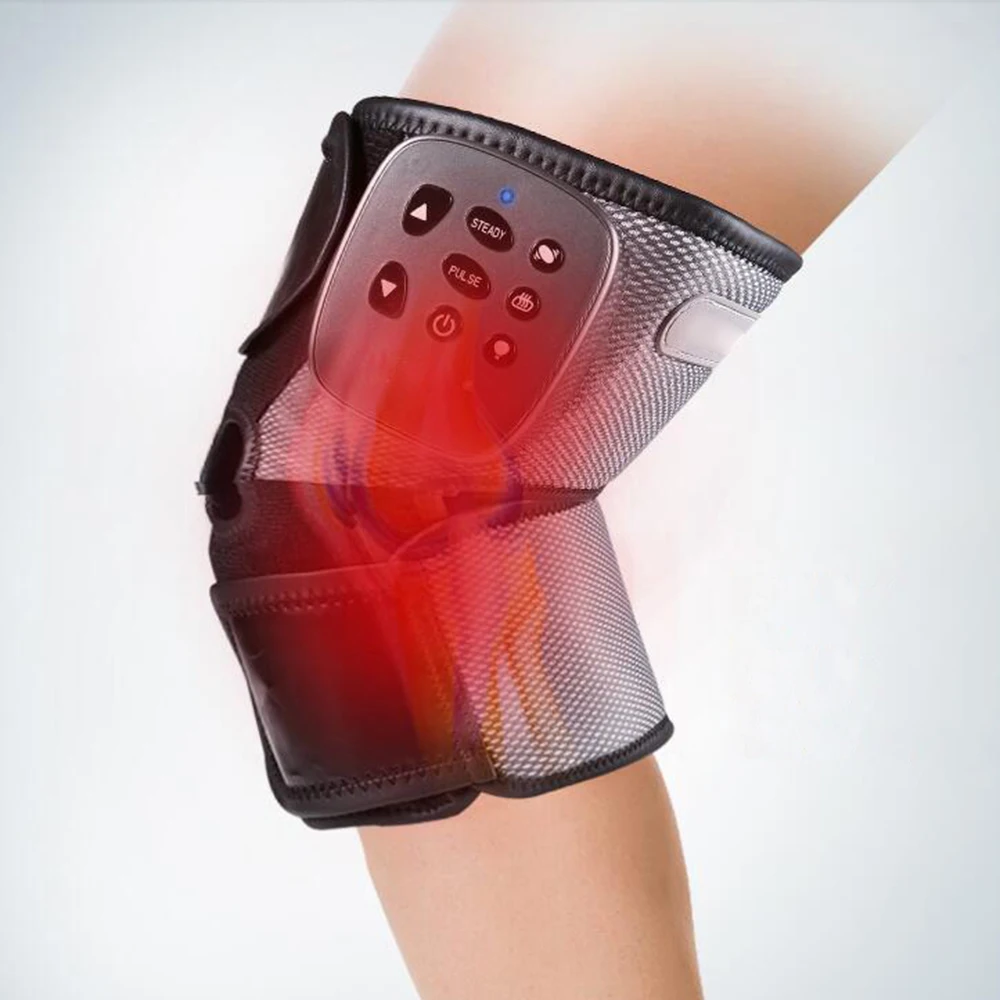 Knee Massager Knee Pads Black 360 Full Wrap Calf Foot Knee Leg Massager