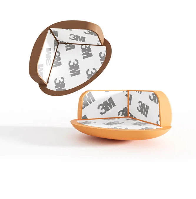 YDS Hot Selling Double Colors Silicone Corner Protectors and Edge Guards Baby Proof Corner Covers