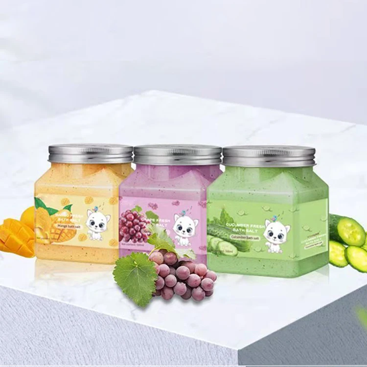 Wholesale Private Labels  Body Scrubs Customized Chinese Organic Sea Salt Brightening Foaming Body Sugar Scrub And Lotion