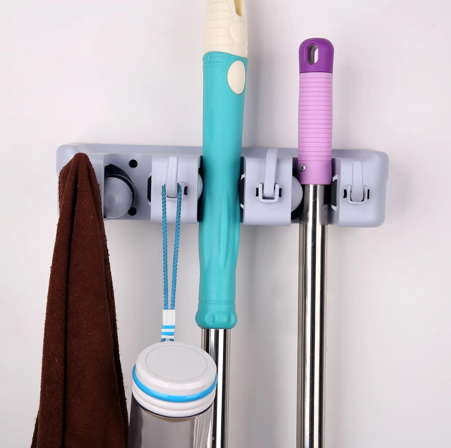 Widely Used Multifunction Mops And Broom Holder Broom Mops Handle Holder