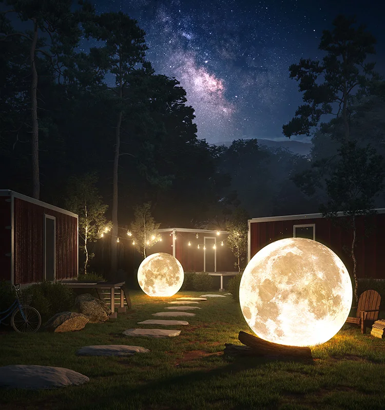 Unique New Design Popular Garden Lighting Led Outdoor Lights Moon landscape lighting