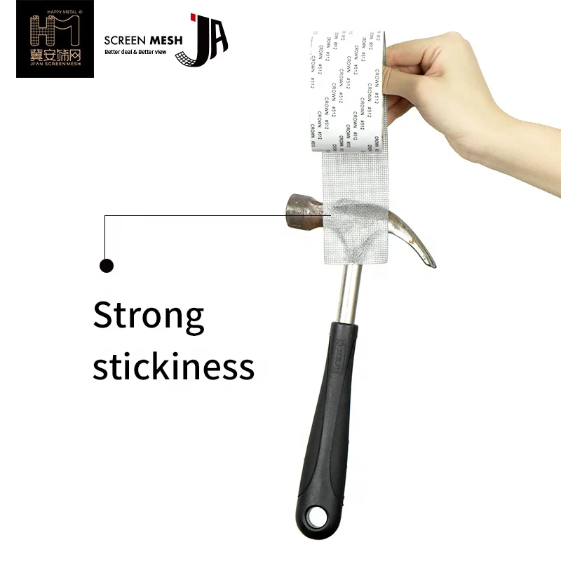 5cm*200cm Goods in stock fiber mesh tape mosquito net windows and doors net screen sticky tape adhesive fiberglass mesh tape