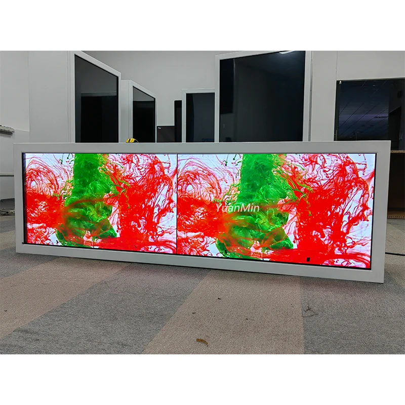 21 5 32 43 49 55 дюймов голографический 3d прозрачный рекламный дисплей экран интерактивный сенсорный