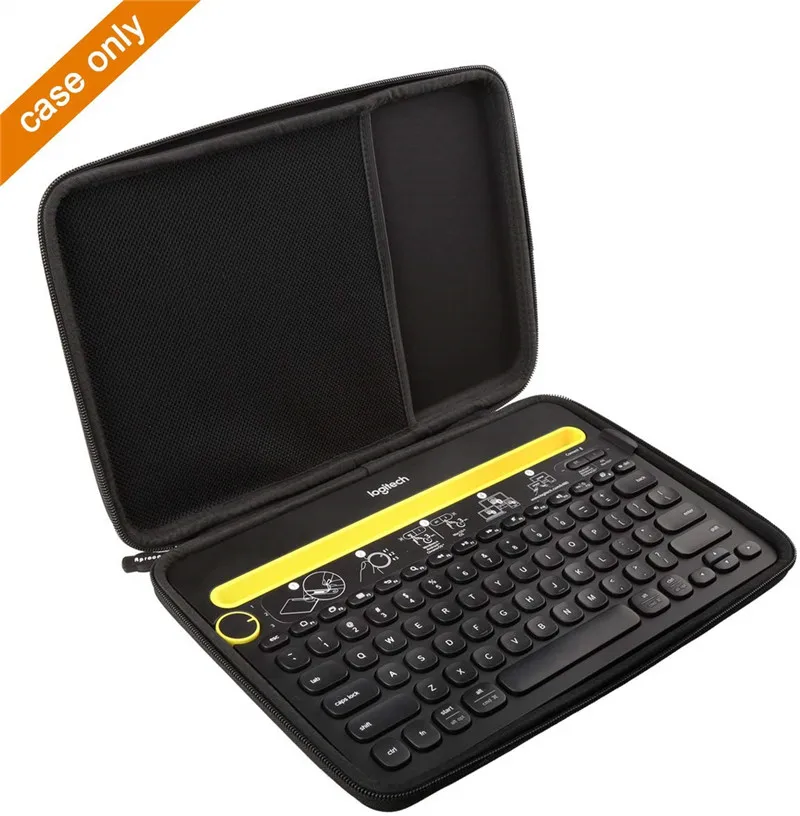 Custom EVA Hard Bag Travel Storage Case for Logitech K480 Blue-toth Multi-Device Keyboard Protective Storage Bag