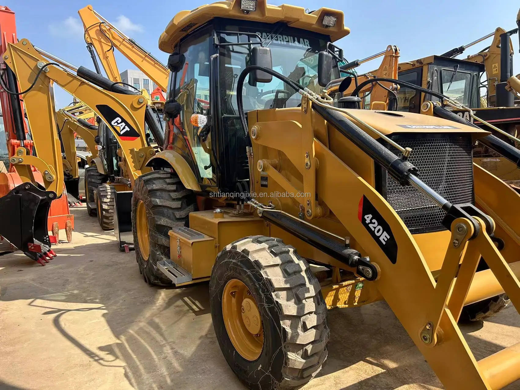 used caterpillar 420E backhoe loader 4x4 used cat 420f2 420e 420f 430f backhoe loader excavator for sale cheap low price