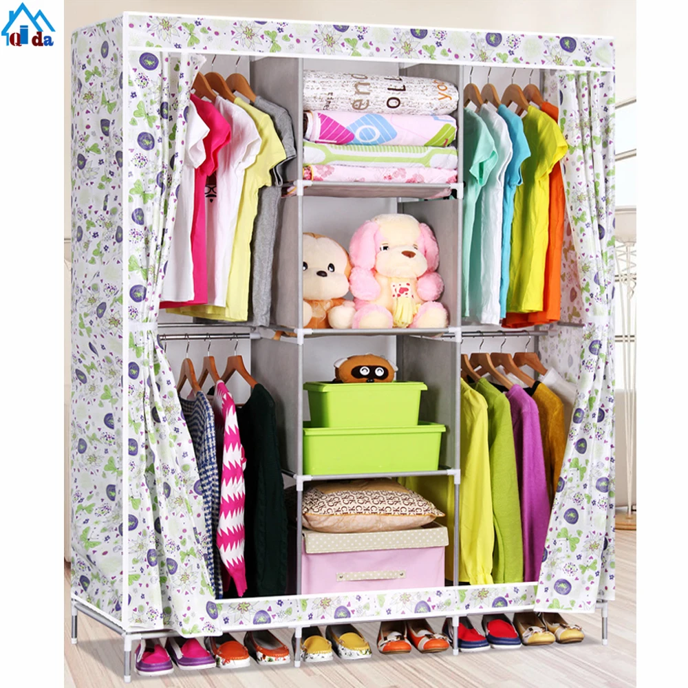 Подвесная одежда съемная Железная Ткань нетканый гардероб дизайн для