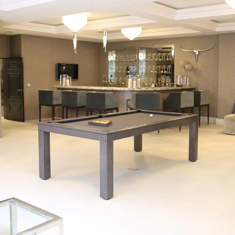 Popular dining billiard pool table for home game tables with dining board