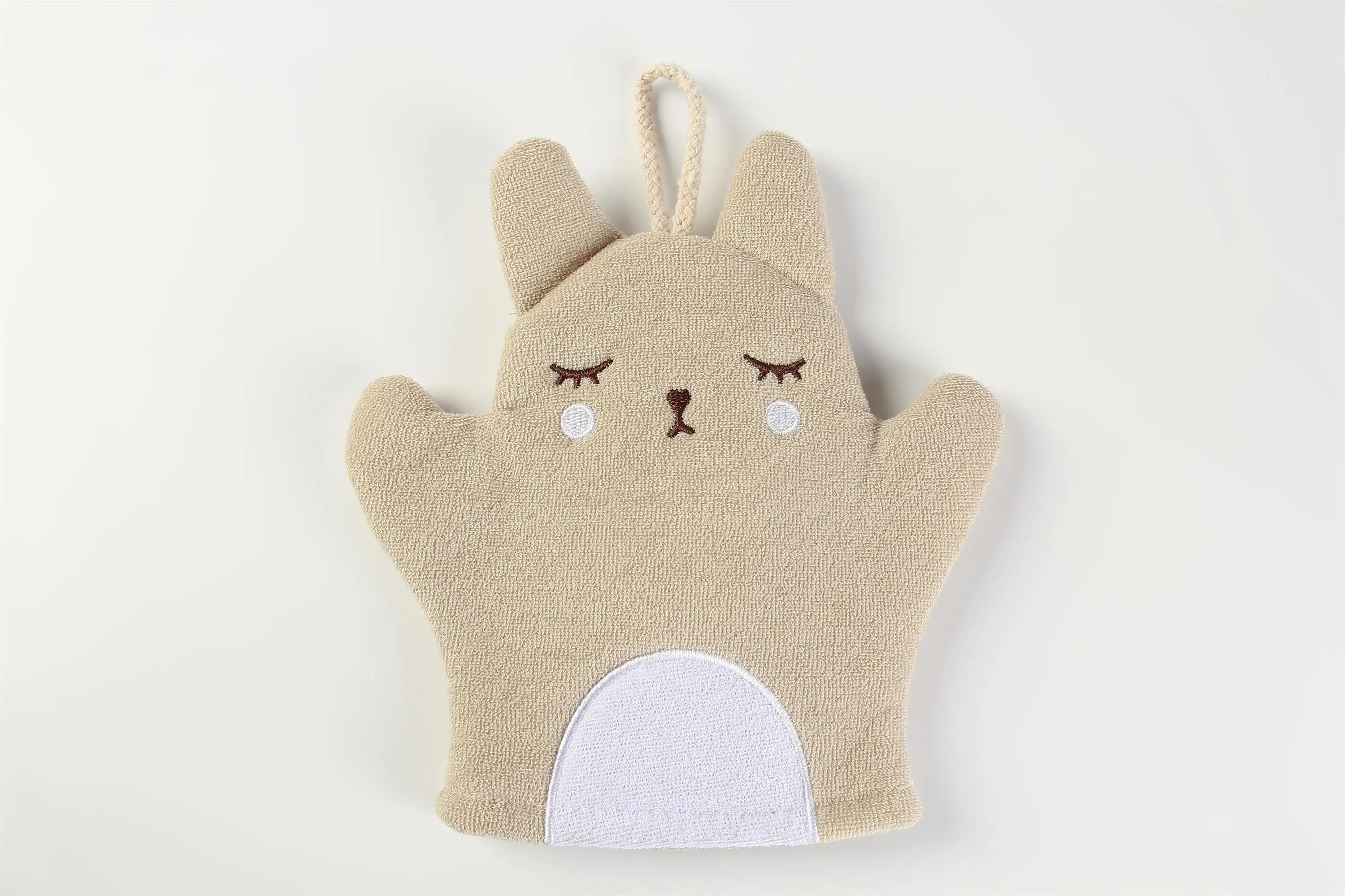 Bath Shower Glove Large Cute Rabbit Shape Bath Sponge Gloves Multi Color Optional Children for Kids Body Baby Towel Glove 