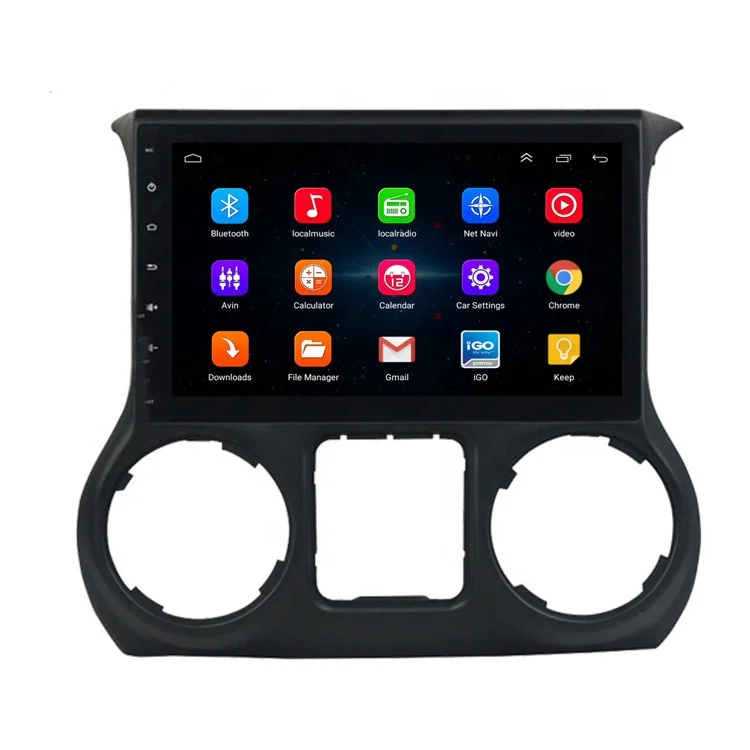 Автомагнитола для Jeep Wrangler, мультимедийный видеоплеер с GPS-навигацией, экран 2011-2017, Android