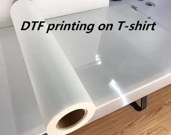 Dtf струйная цифровая ПЭТ-пленка для одежды логотип печать теплопередающая пленка в рулонах и листах
