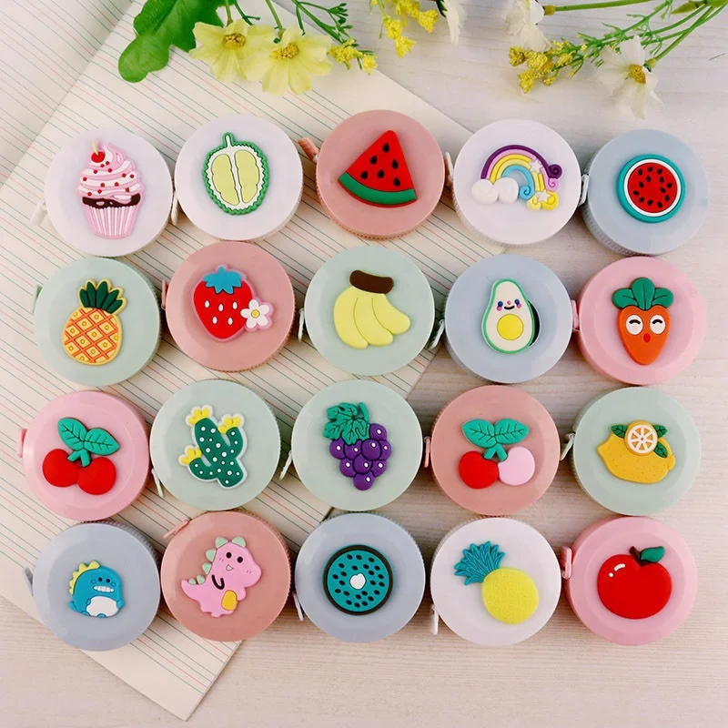 60 Inch Soft Fabric Push Button Sewing Retractable Body Measuring Weight Loss Tape Scale Ruler for Cloth Tailor Knitting Craft