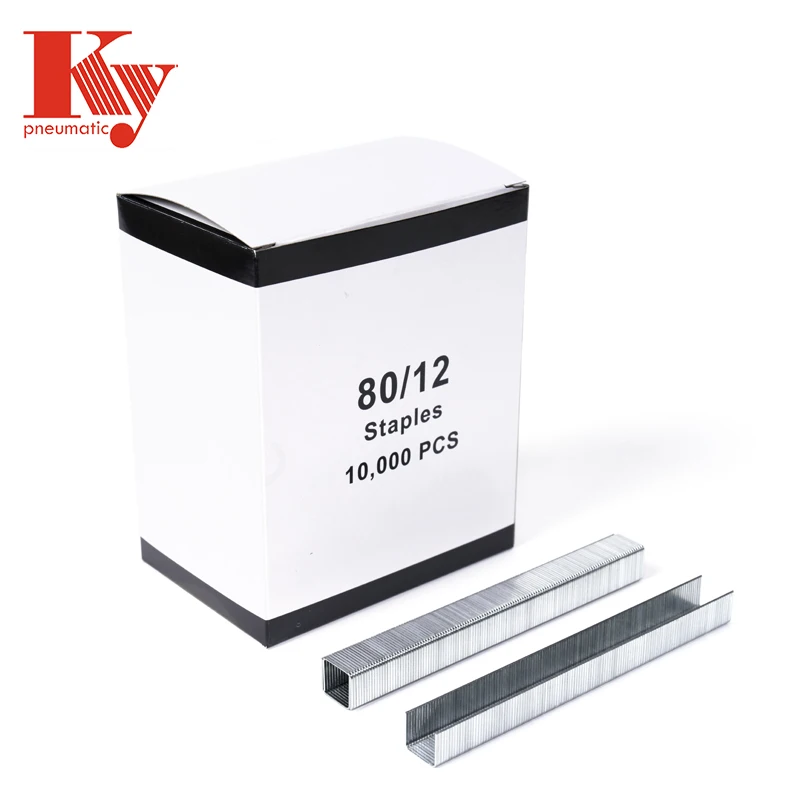 21 Gauge Silver Color 80 Series U Type Air Gun Nail 8012 Standard Stapler Pin