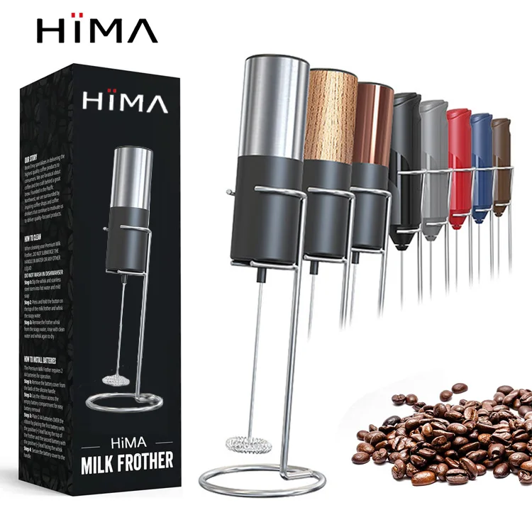 Mini Foamer Handheld Battery Operated Whisk Drink Mixer Espumador De Leche Handheld Professional Milk Frother