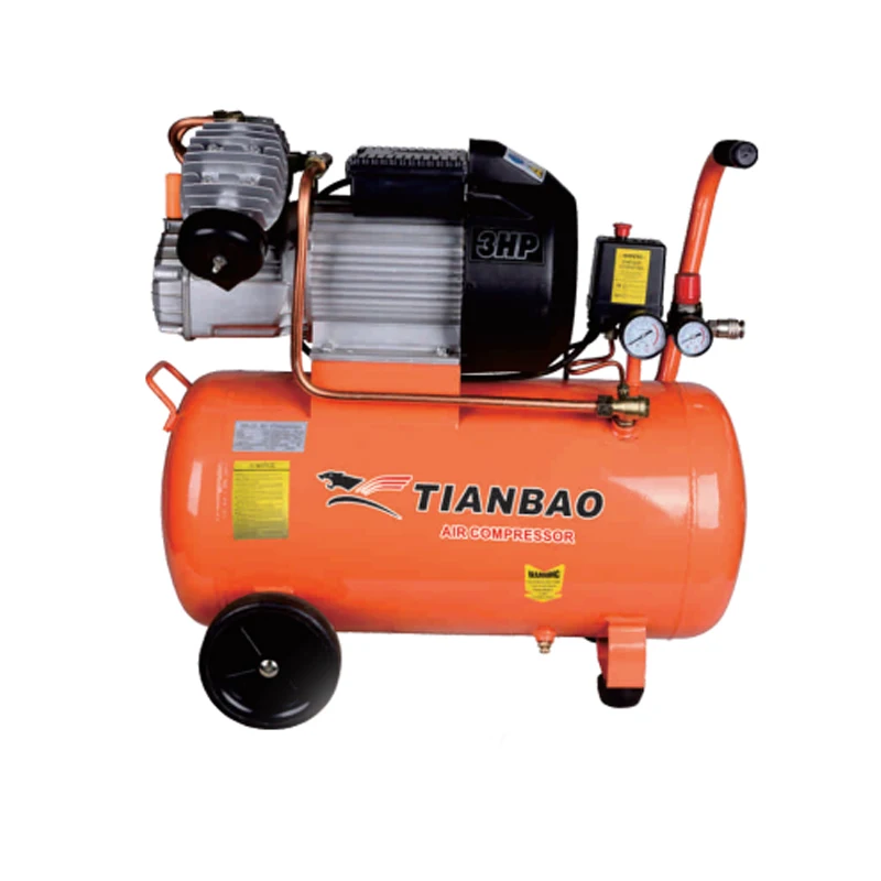 Портативный компрессор TB2047V, портативный воздушный компрессор с прямым приводом для домашнего использования, 350 л/мин, 2800 об/мин, 3 л.с./2,2 кВт, 47*2 мм, 50 л